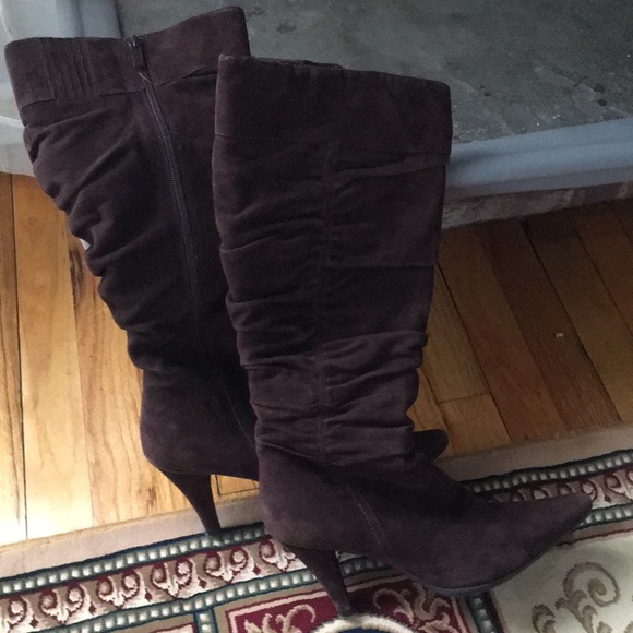Kenneth Cole Brown side zip boots - Picture 1 of 4